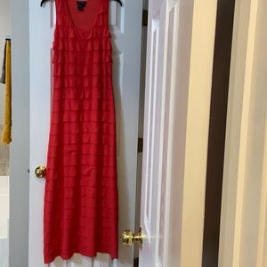 Orange maxi dress. New.